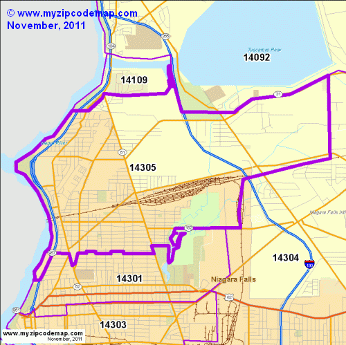 map of 14305