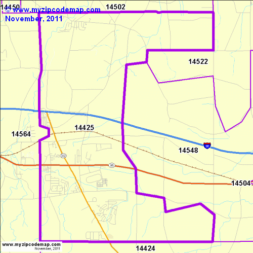 map of 14425
