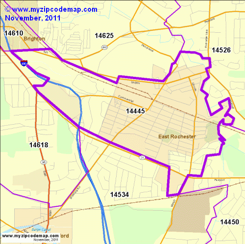 map of 14445