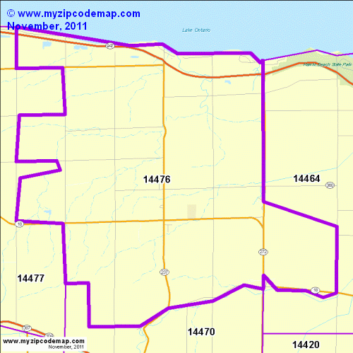 map of 14476