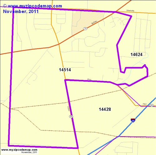 map of 14514