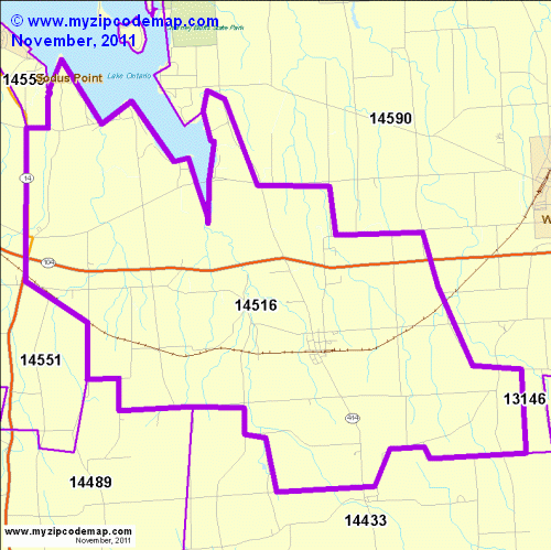 map of 14516