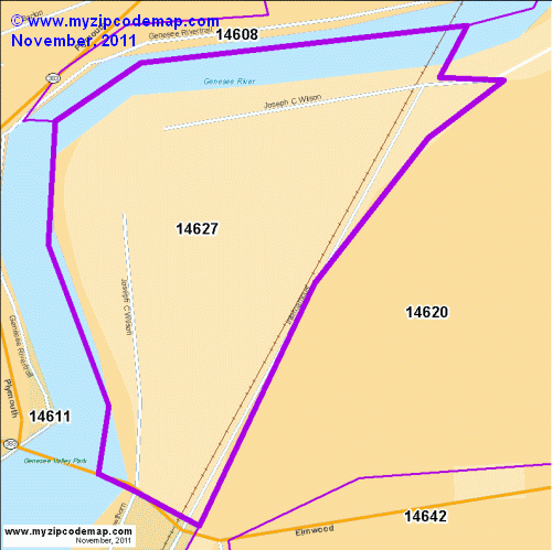 map of 14627