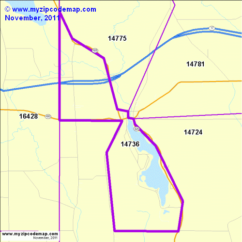 map of 14736