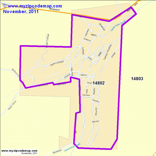 map of 14802