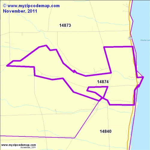 map of 14874
