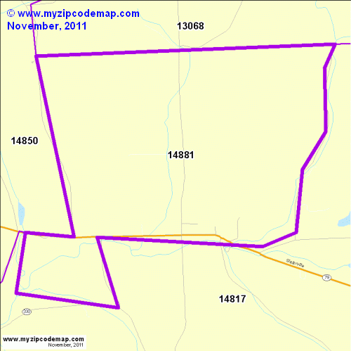 map of 14881
