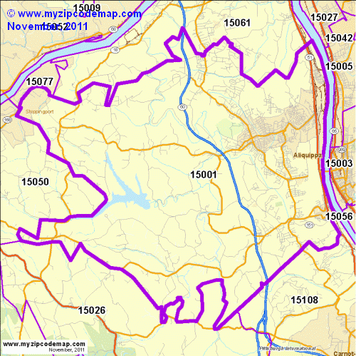map of 15001