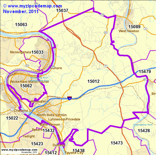 map of 15012