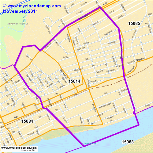 map of 15014