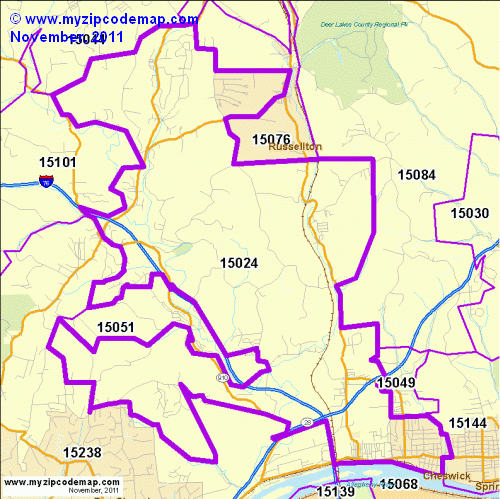 map of 15024