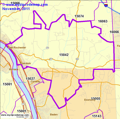 map of 15042