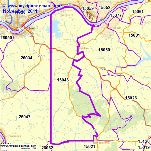 map of 15043