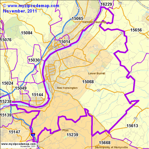 map of 15068