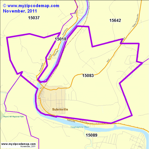 map of 15083