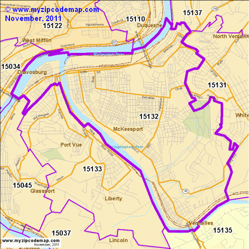 map of 15132