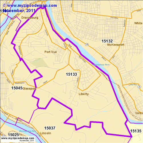 map of 15133