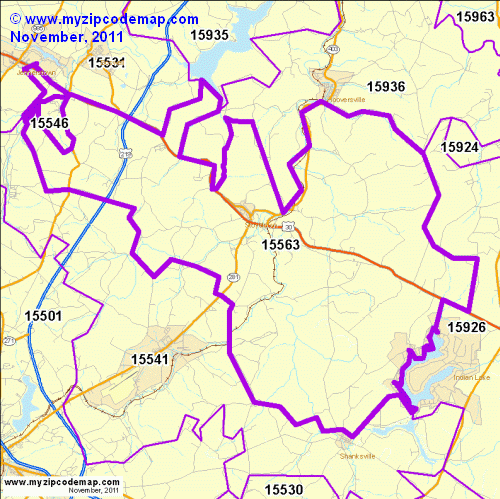 map of 15563