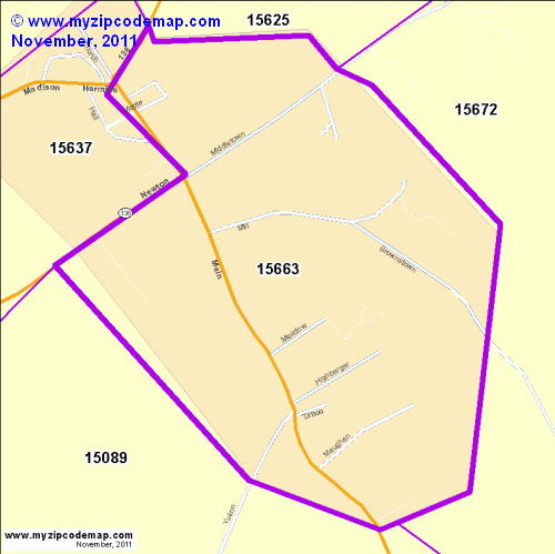 map of 15663