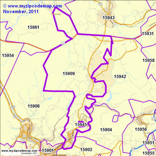 map of 15909