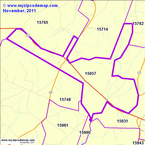 map of 15957