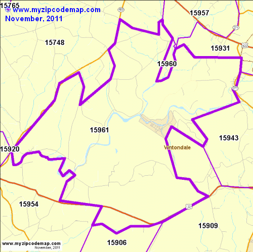 map of 15961