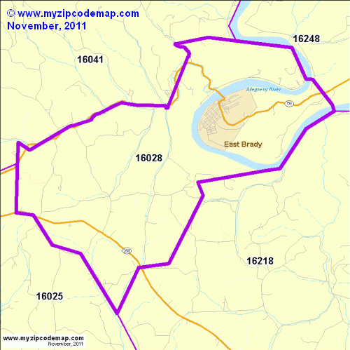 map of 16028