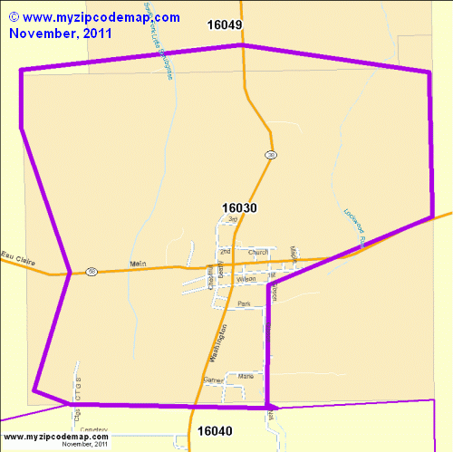 map of 16030