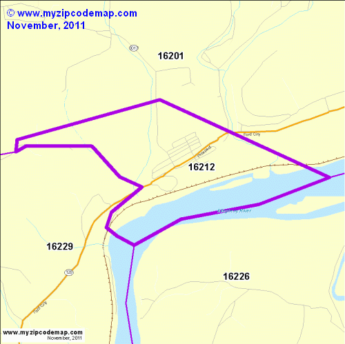map of 16212