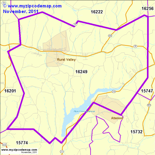map of 16249