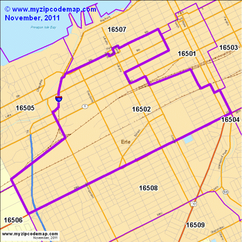 map of 16502