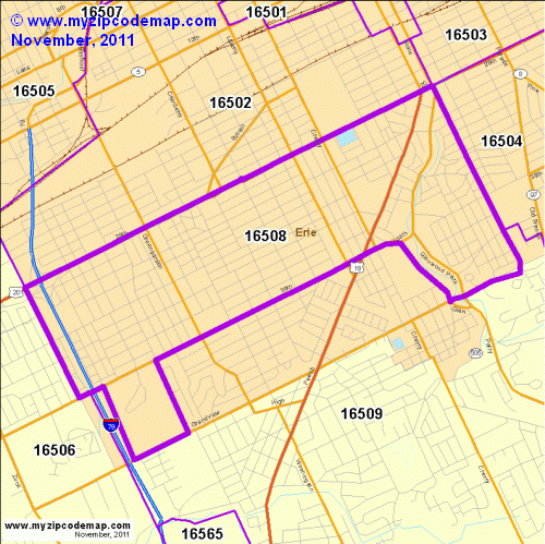 map of 16508