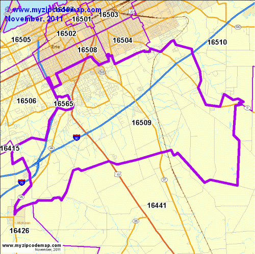 map of 16509