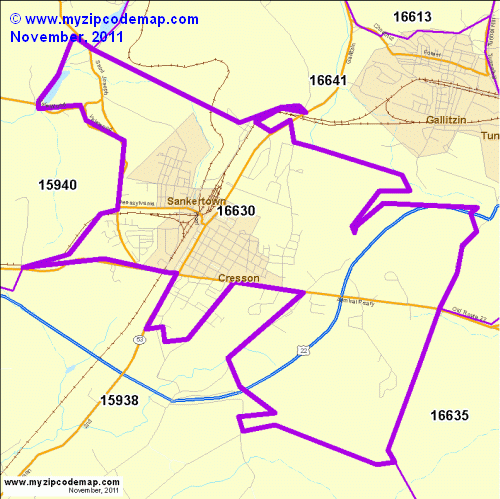 map of 16630
