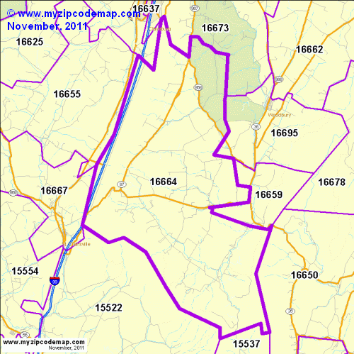 map of 16664