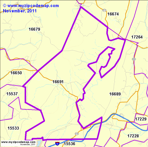 map of 16691