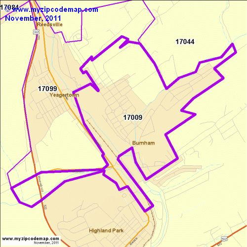 map of 17009