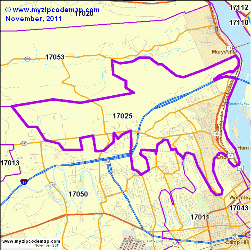 map of 17025
