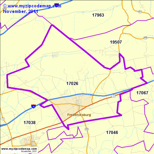 map of 17026