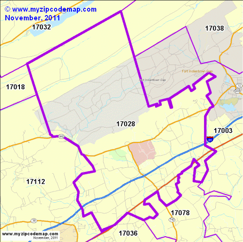 map of 17028
