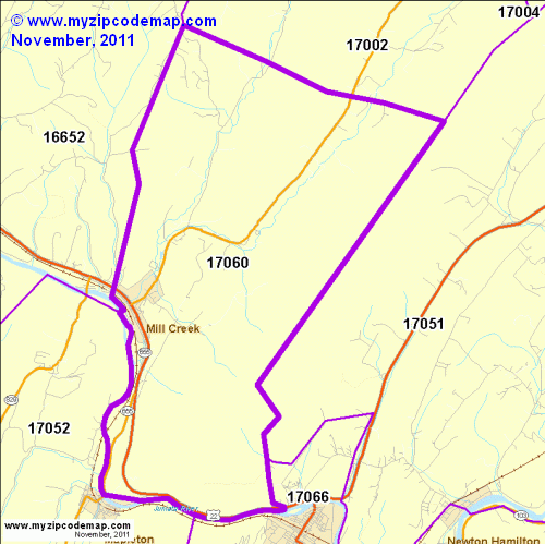map of 17060