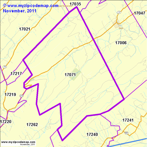 map of 17071