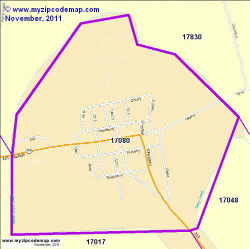 map of 17080
