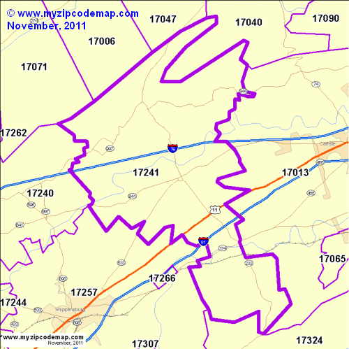 map of 17241