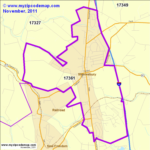 map of 17361