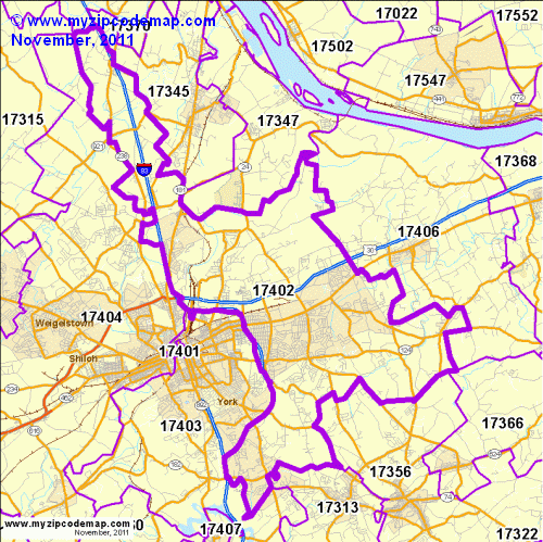 map of 17402