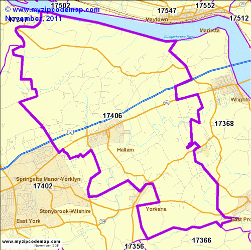 map of 17406