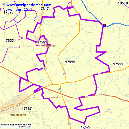 map of 17519