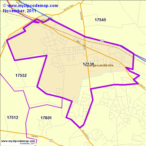 map of 17538