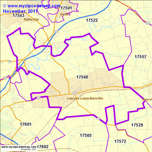map of 17540